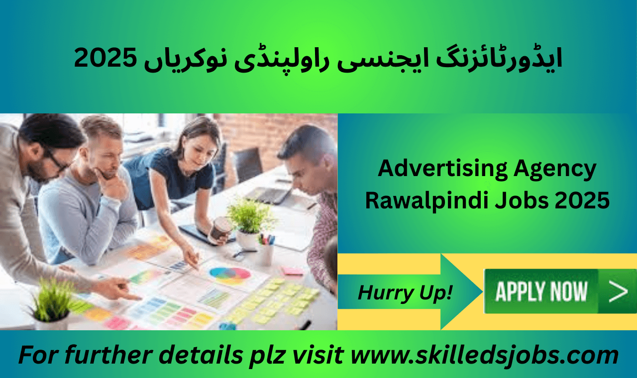 Media professionals working in an advertising agency in Rawalpindi.