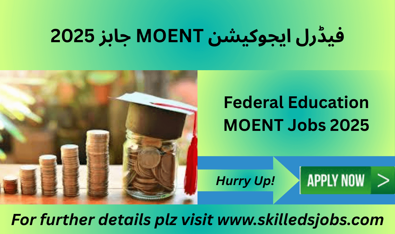MOENT job announcement for deputy project director in Islamabad and other cities