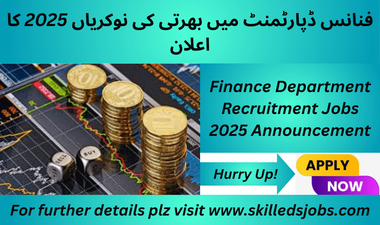 Young financial analyst working on a laptop with financial graphs in the background, representing Finance Department Analyst Jobs 2025 in Karachi.
