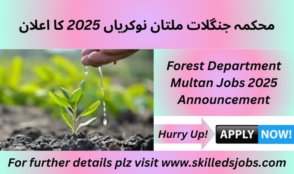 Forest Department Multan Jobs 2025