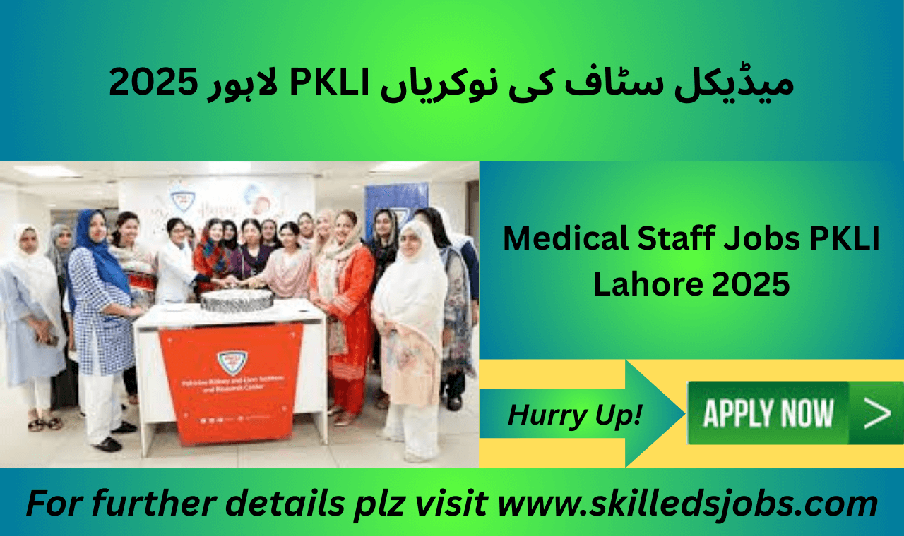 Medical professionals working at Pakistan Kidney and Liver Institute & Research Centre in Lahore.