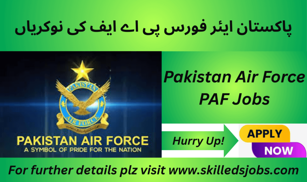 Alt Text: Pakistan Air Force PAF Job Positions 2025 for Education Instructor and Religious Teacher roles – Apply now before 21 May