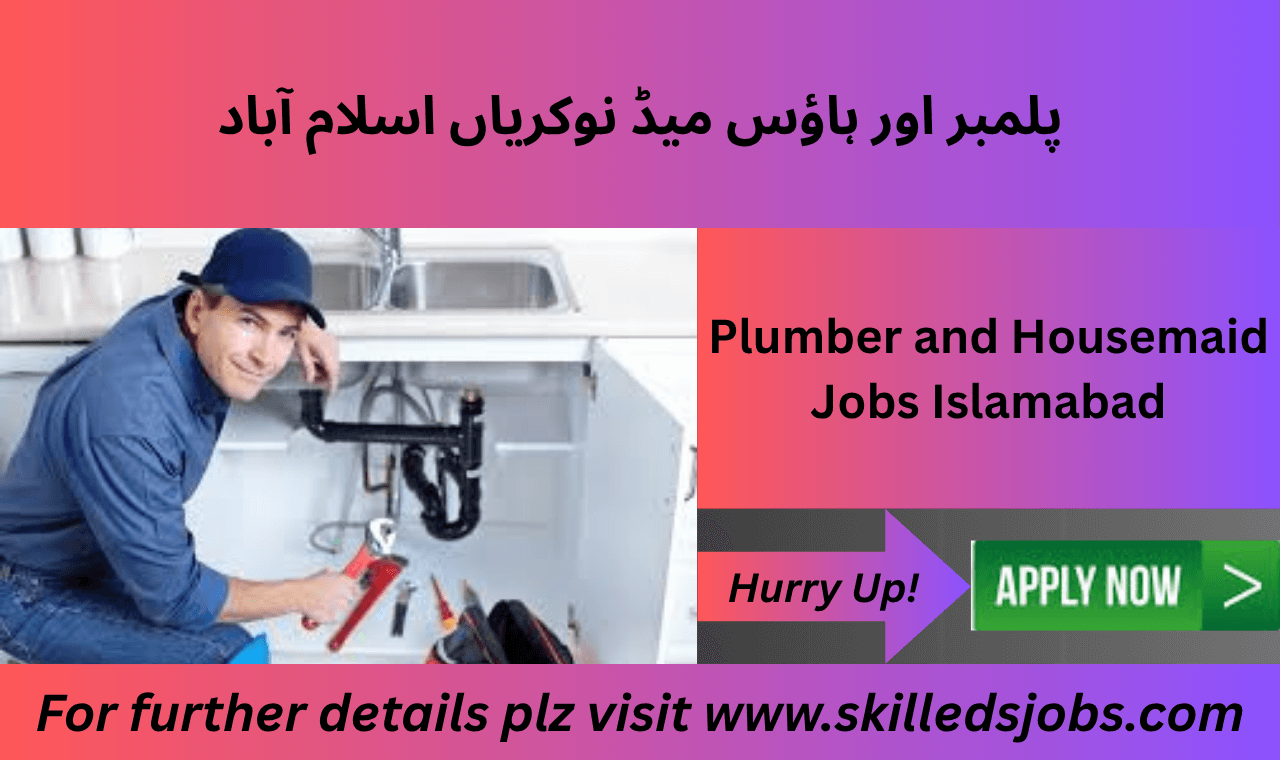 Plumber and housemaid working in Islamabad home