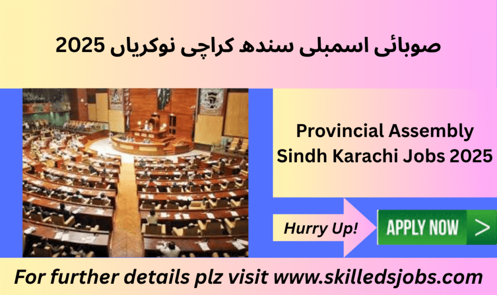Provincial Assembly Sindh Karachi Jobs